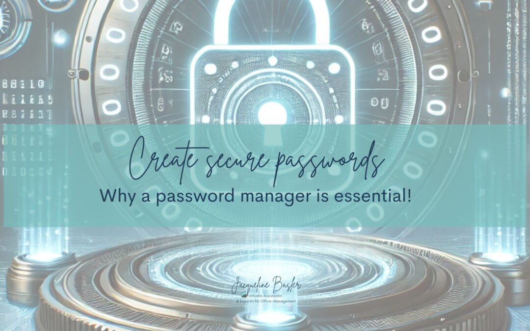 Create secure passwords – Why a password manager is essential!